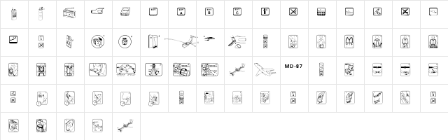 FastenYourSeatBelt Clean Regular Character Map FastenYourSeatBelt Clean Regular Character Map