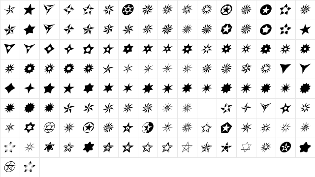 Altemus Regular Character Map