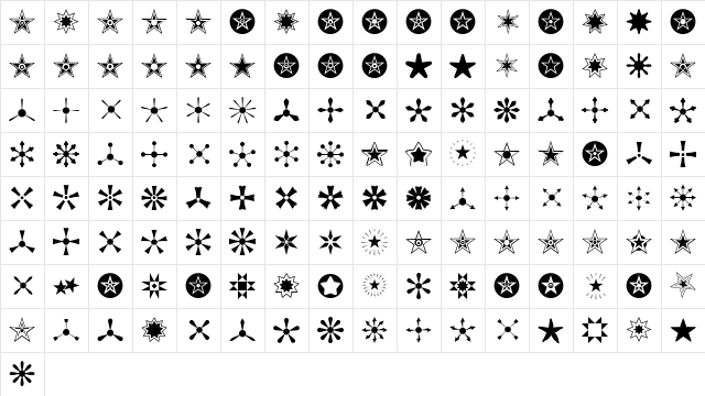 Altemus Regular Character Map