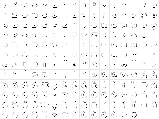 Feldercarb Shadow2 Shadow2 Character Map Feldercarb Shadow2 Shadow2 Character Map