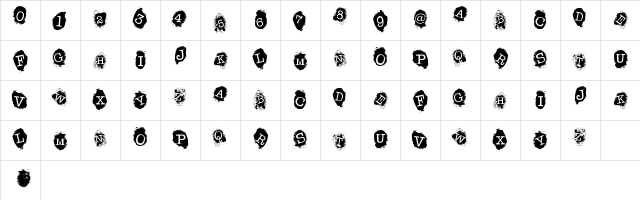 Fingerprints Inside Regular Character Map