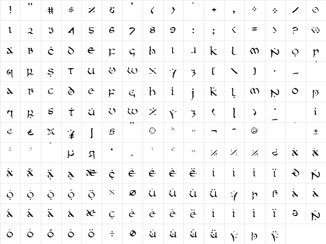 First Order Light Light Character Map