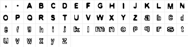 New Regular Character Map