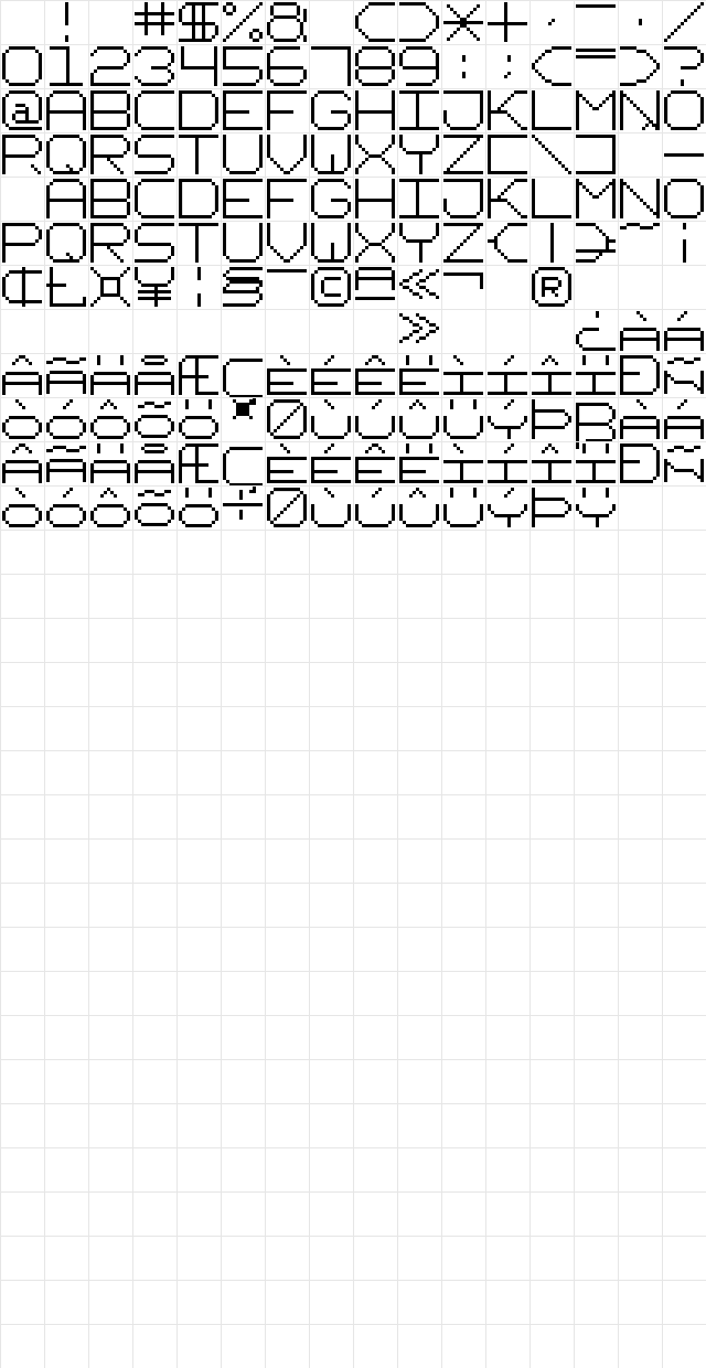 fixed_v02 Regular Character Map