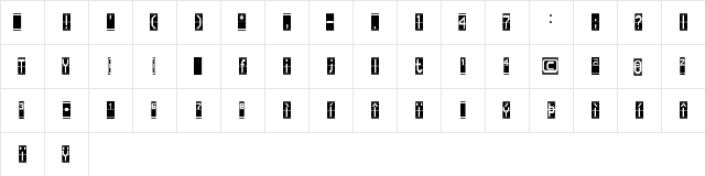 Flappen Regular Character Map Flappen Regular Character Map