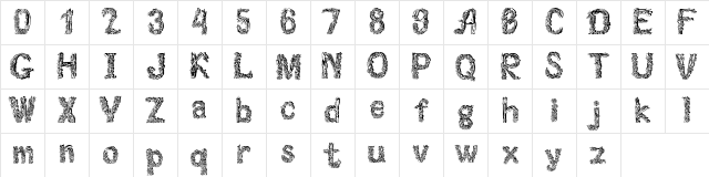 Florabet Regular Character Map
