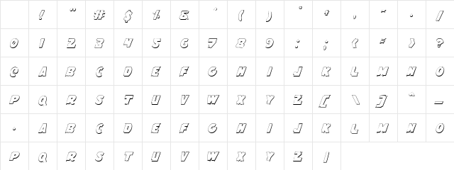 Flying Leatherneck Outline Character Map Flying Leatherneck Outline Character Map