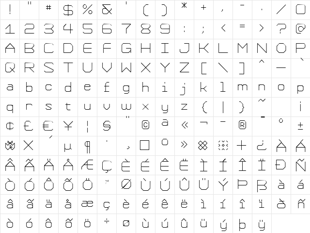Formation Light Character Map