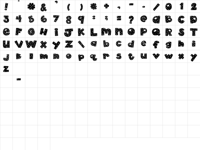 2Peas 4th of July 2Peas 4th of July Character Map
