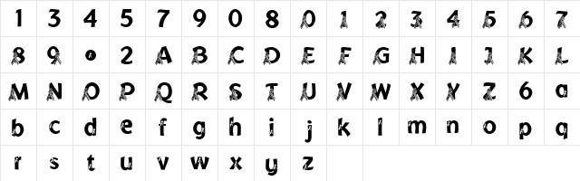 FP UnityRibbon LSF Regular Character Map FP UnityRibbon LSF Regular Character Map