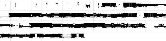 Freight Regular Character Map