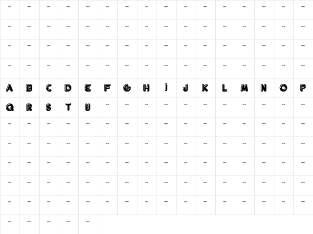 FT Helsingfurt Regular Character Map