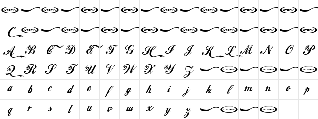 ft Regular Character Map