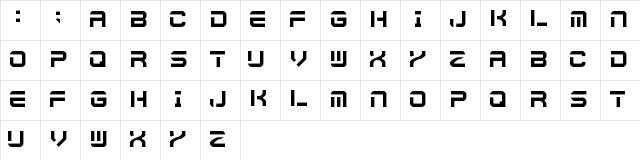 New Regular Character Map New Regular Character Map