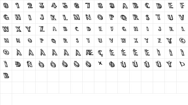 FZ UNIQUE 2 LEFTY Heavy Character Map