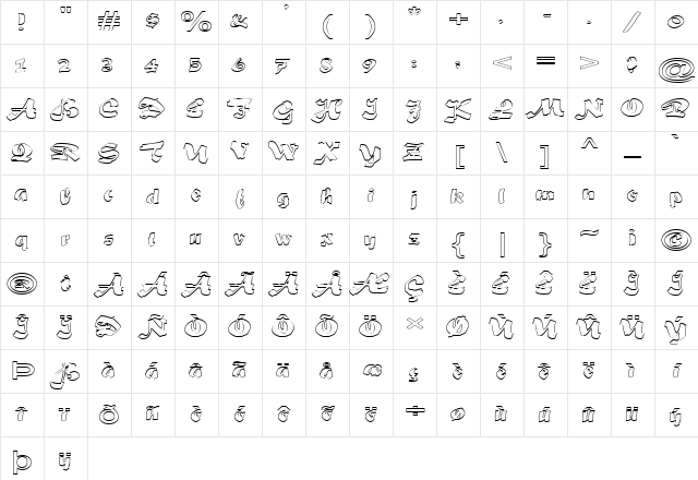 FZ UNIQUE 33 HOLLOW EX Normal Character Map