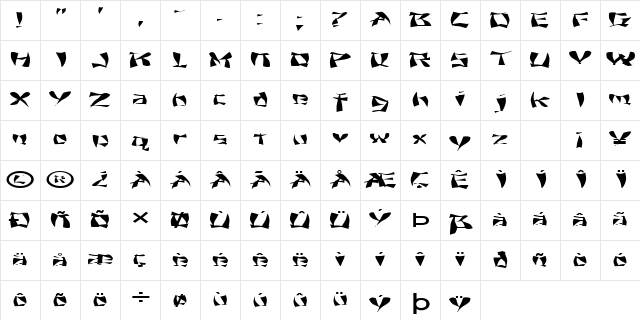FZ WARPED 11 EX Normal Character Map