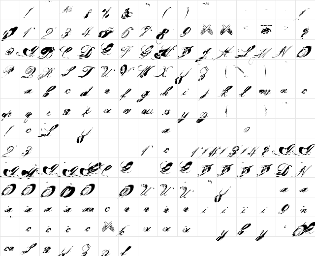 garglenutz recur51ve Character Map garglenutz recur51ve Character Map
