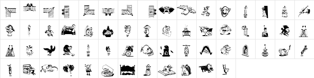 Gargoyles de France Medium Character Map Gargoyles de France Medium Character Map