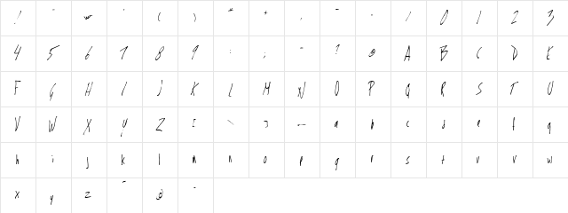 Gecko Regular Character Map Gecko Regular Character Map