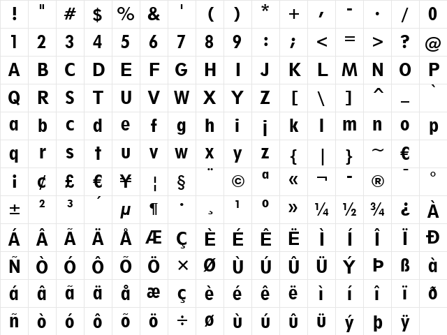 Geometr212 BkCn BT Heavy Character Map