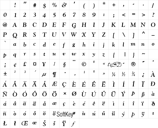 Gilde Bold Italic Character Map Gilde Bold Italic Character Map