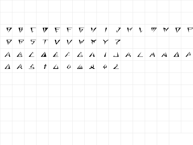 GlOrY BoLd iTaLiC Character Map