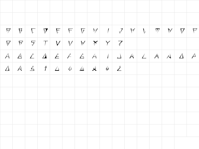 GlOrY ThIn ItAlIc Character Map