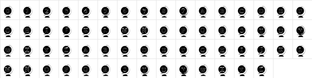 101! Gone Global Regular Character Map