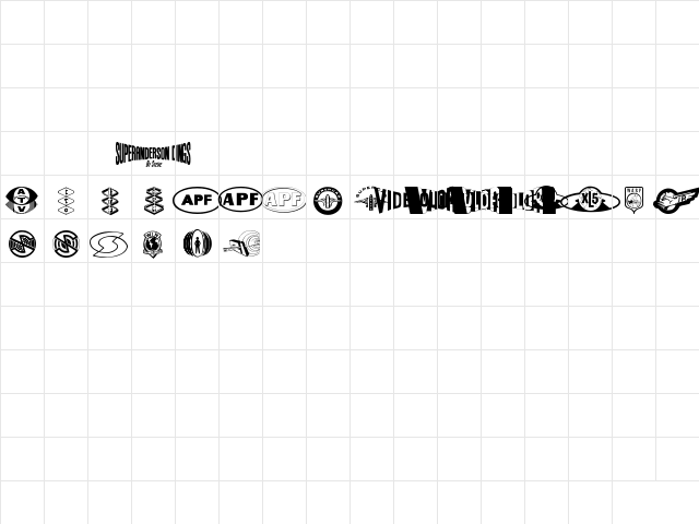 Anderson Dings 1 Regular Character Map