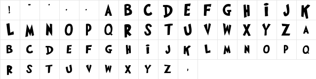 lucy Regular Character Map