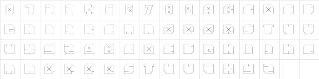 andrefist Medium (normal) Character Map