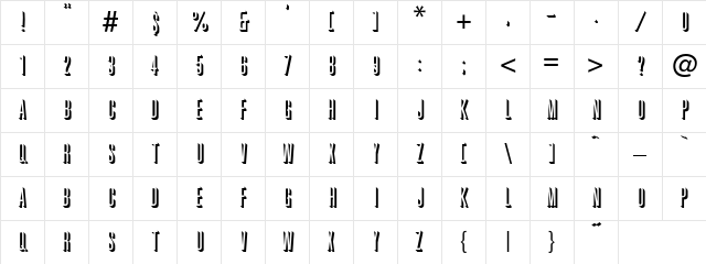 Graphik Shadow Character Map Graphik Shadow Character Map
