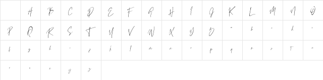 Grandiose Regular Character Map Grandiose Regular Character Map