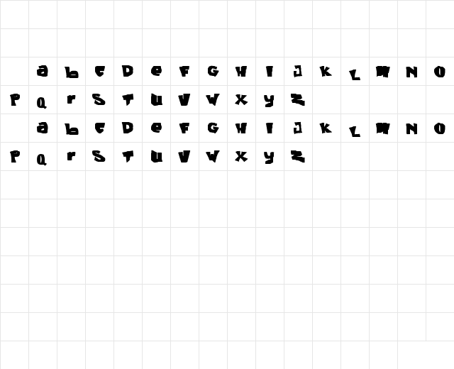 NewUnicodeFont Regular Character Map NewUnicodeFont Regular Character Map