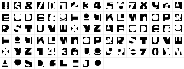 Lunchbox Medium Character Map Lunchbox Medium Character Map