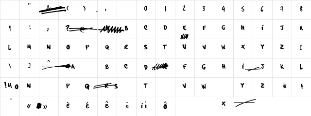 hardcore_pen_alternate hardcore_pen_alternate Character Map