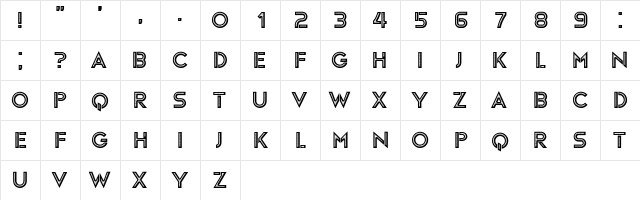 Havetime Regular Character Map