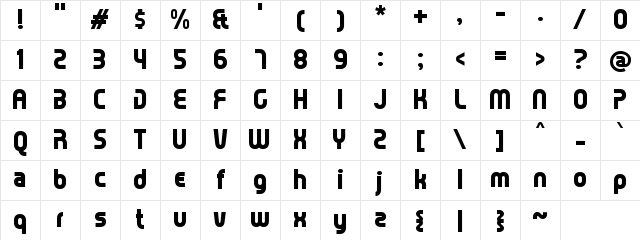 h Himpun Regular Character Map