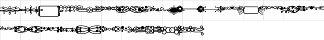 HMGFont7 Regular Character Map