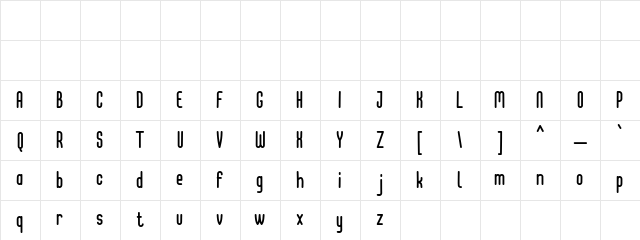 Honeydew Pineapple Regular Character Map
