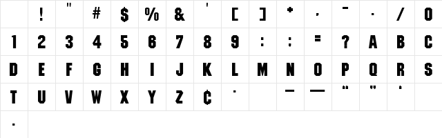 MachineBlock Regular Character Map MachineBlock Regular Character Map
