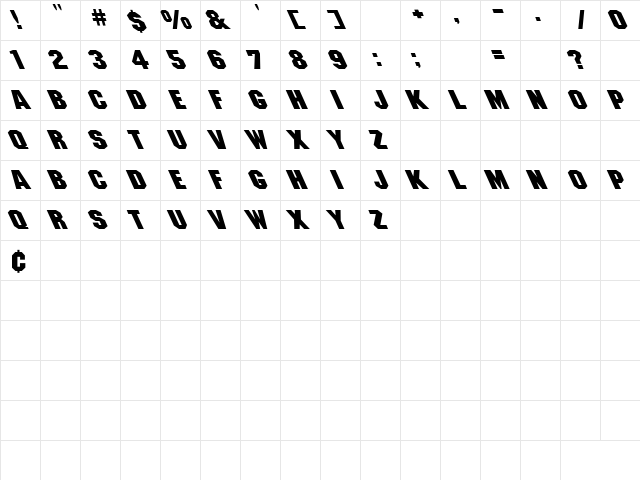 Machiavelli Bld Wd Lefty Regular Character Map Machiavelli Bld Wd Lefty Regular Character Map