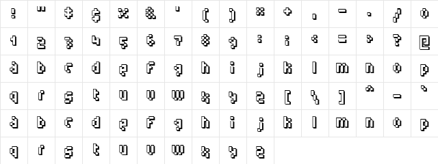 Humanoid straight Regular Character Map Humanoid straight Regular Character Map