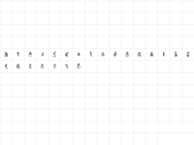 macumbats Regular Character Map macumbats Regular Character Map