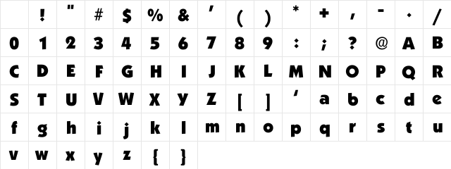 Magnet Regular Character Map