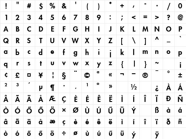 Hu_Recorder Regular Character Map Hu_Recorder Regular Character Map