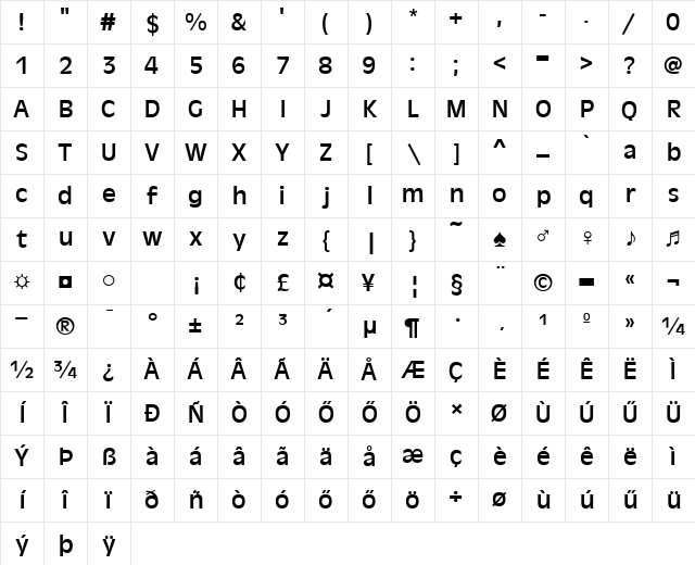 H_Antique Olive Normal Character Map