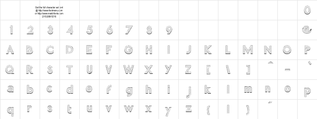 Malabars Tryout Regular Character Map Malabars Tryout Regular Character Map