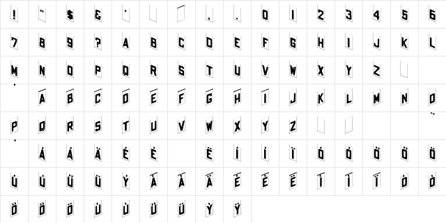 H_Shohl Plain Character Map H_Shohl Plain Character Map